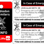 Windmiler-branded shoe tag